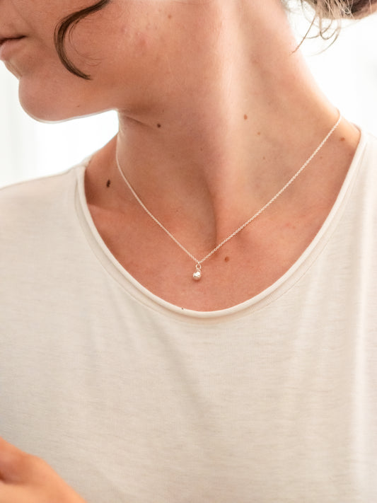 Collana Perigeo - Pezzo unico in argento Meteora n. 14