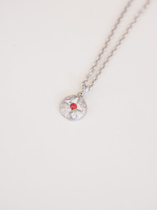 Collana Zenit - Pezzo unico in argento e Zaffiro Meteora n. 9