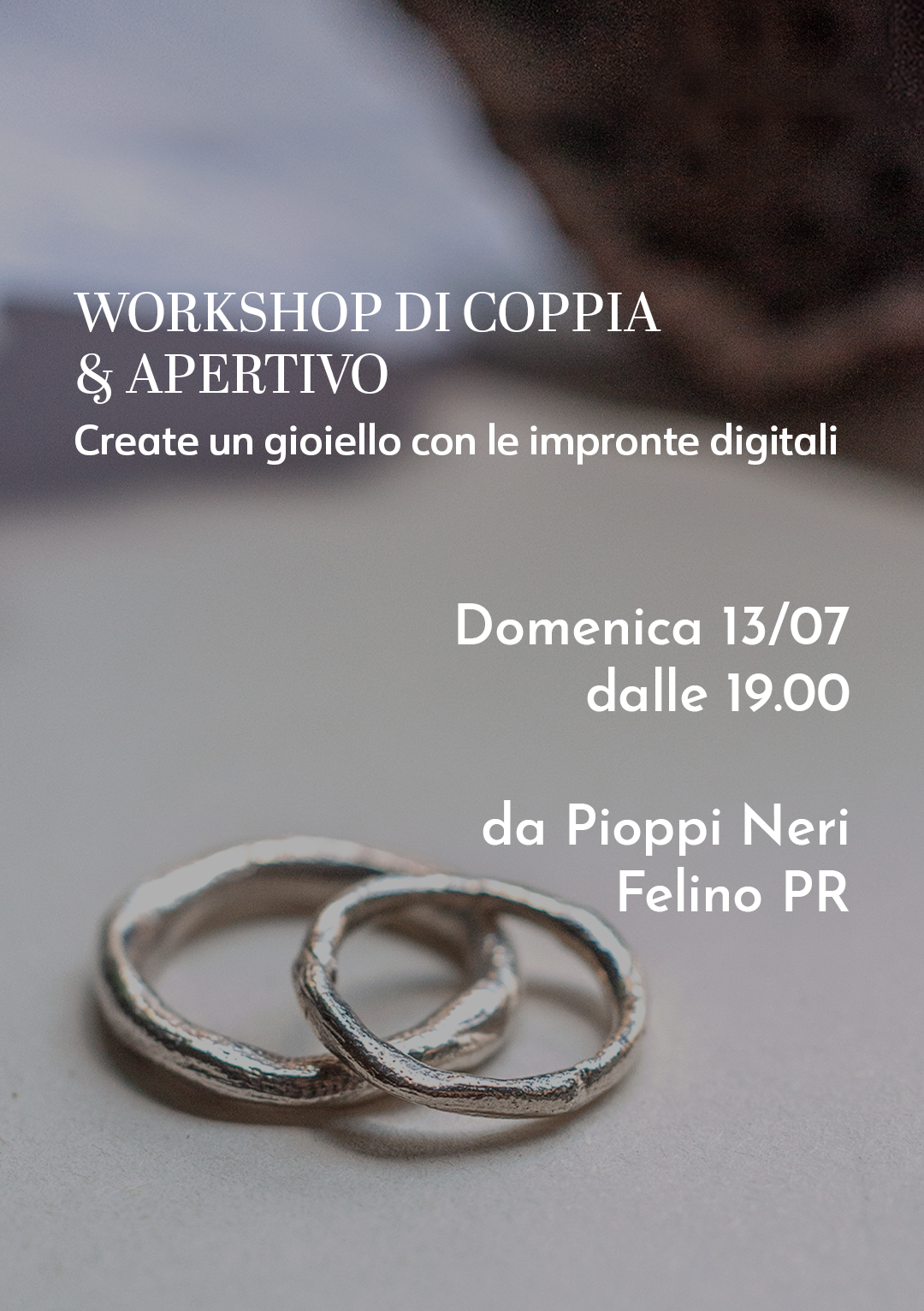 Workshop di coppia & aperitivo - Felino Parma