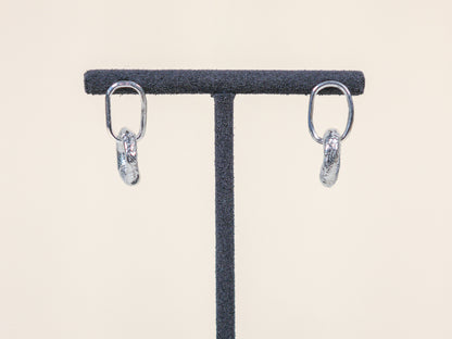 Large hoop earrings