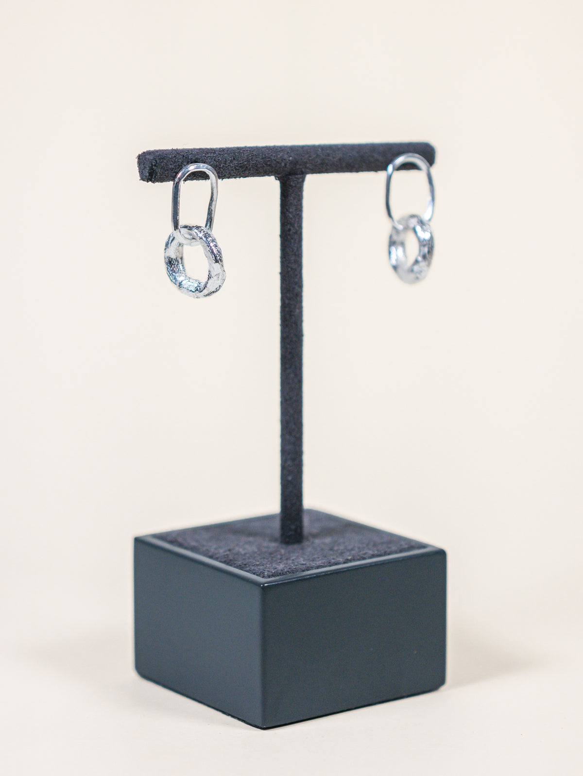 Large hoop earrings