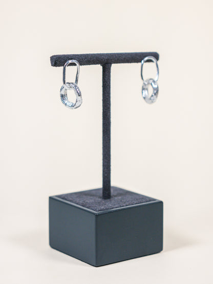 Large hoop earrings