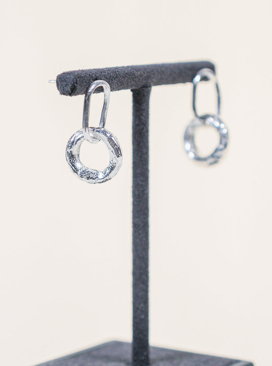 Large hoop earrings