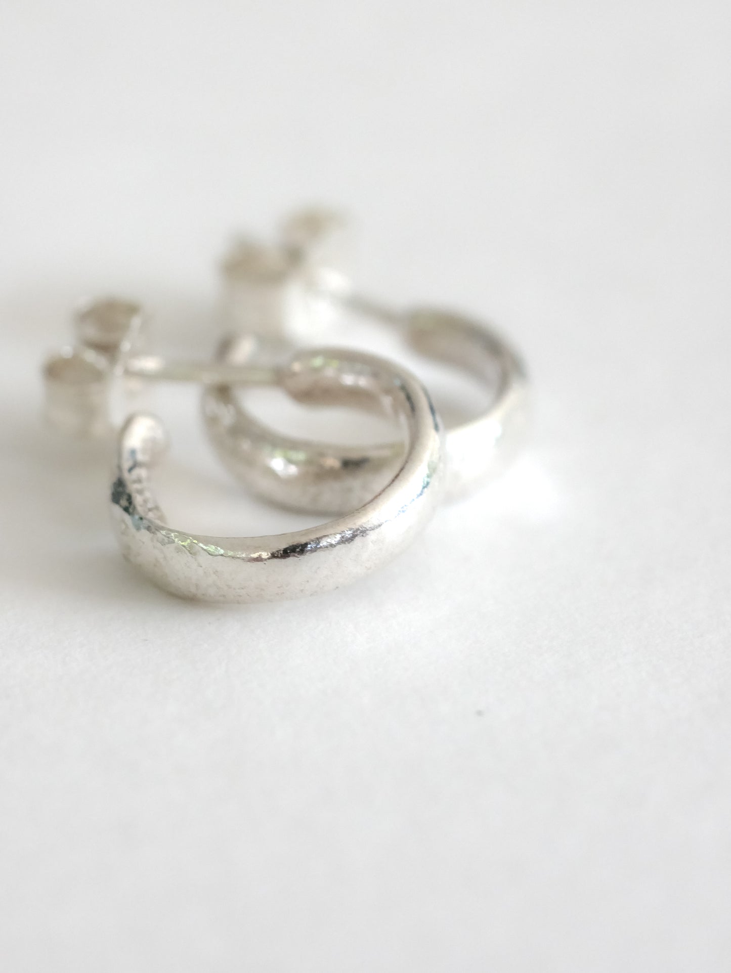 Small hoop earrings