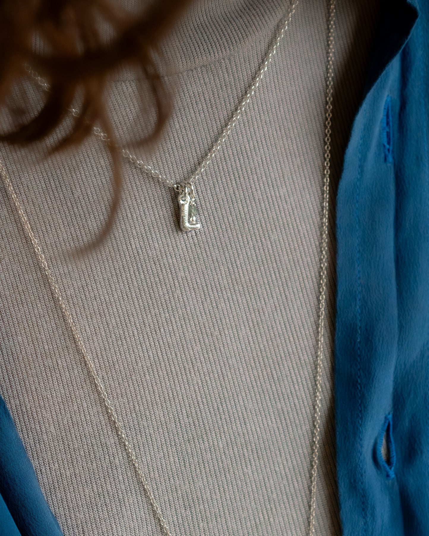 Initial Imprint Necklace