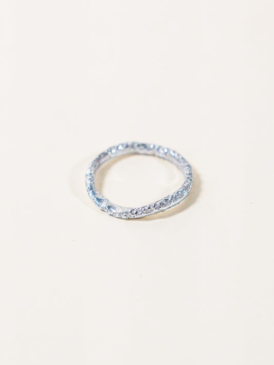 Anello Perigeo - Pezzo unico in argento Meteora  n. 15