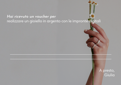 Buono regalo per un workshop Impronte